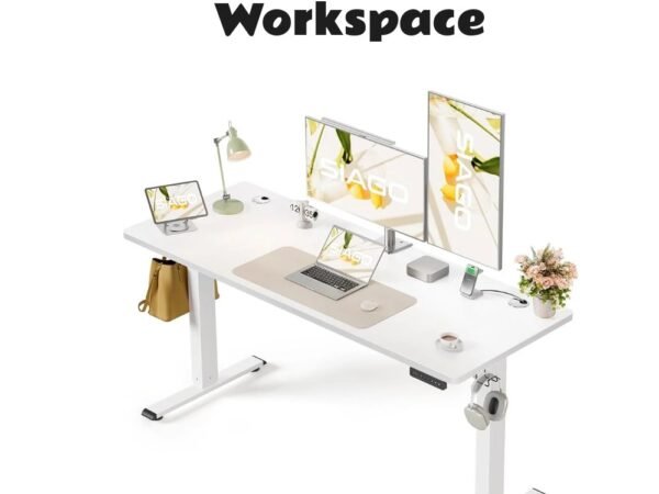 Odinlake S2 Standing Desk Natural White