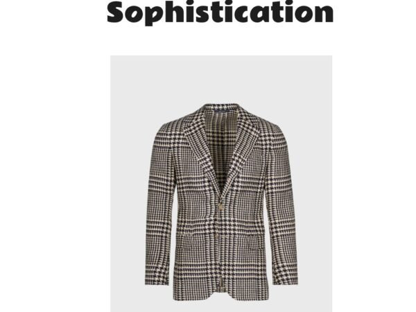 Linen & Silk Plaid Jacket