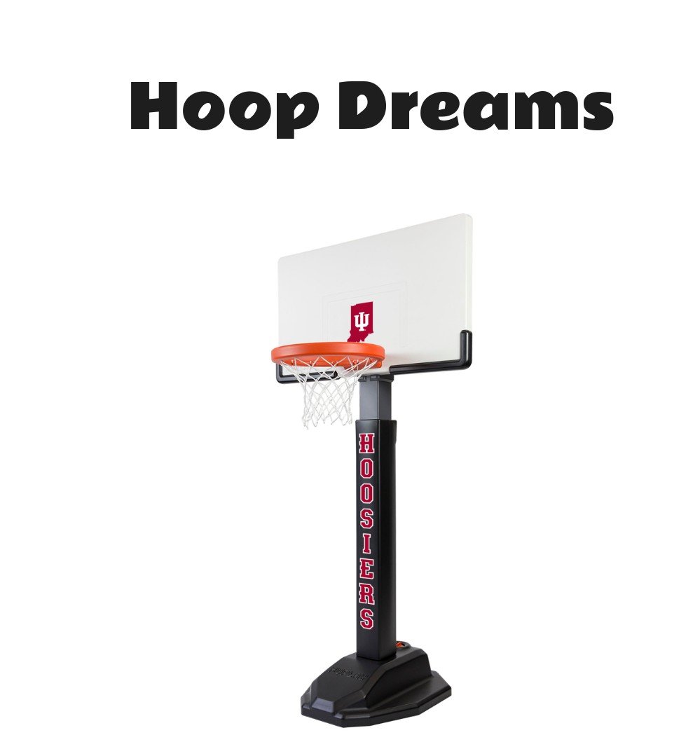 Indiana Hoosiers Adjustable Basketball Set