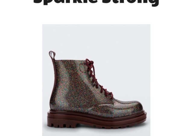 Multicolor Glitter Coturno Boot