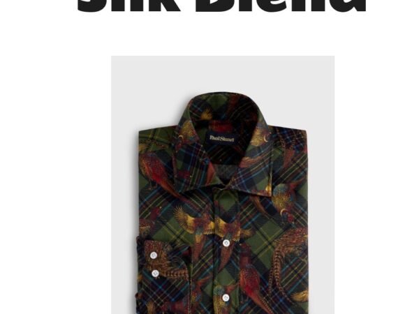 Wool & Silk Printed Sport Shirt