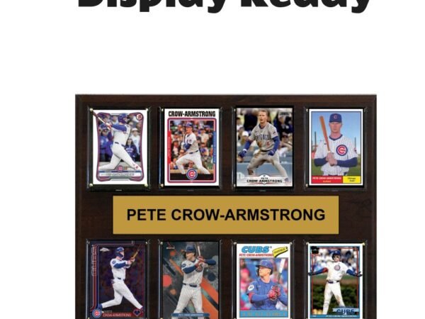Pete Crow-Armstrong Chicago Cubs Trading Card Plaque