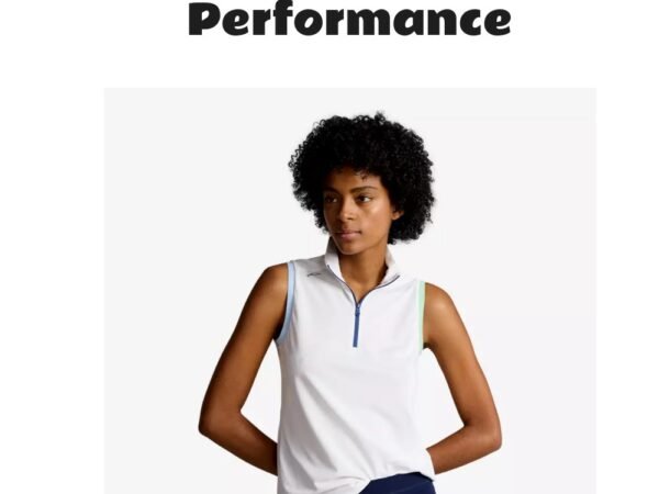 RLX Air Tech Pique Sleeveless Polo Shirt