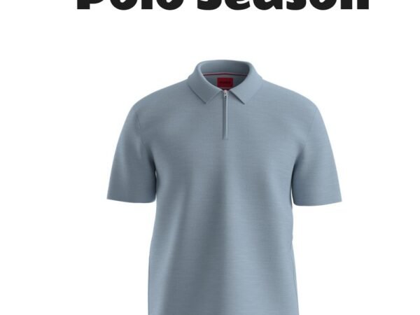 Hugo Boss Men's Short-Sleeve Polo Shirt - Blue