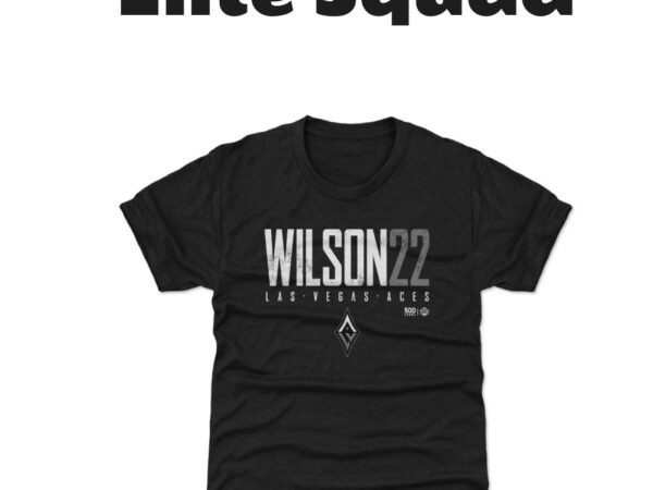 Youth A'ja Wilson Las Vegas Aces Elite T-Shirt