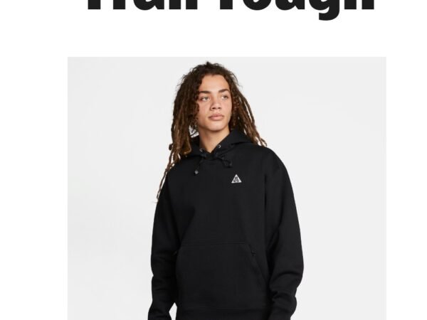 Men's Nike ACG Tuff Fleece Pullover Hoodie Black