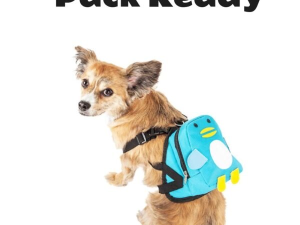 Pet Life Waggler Hobbler Dog Harness Backpack