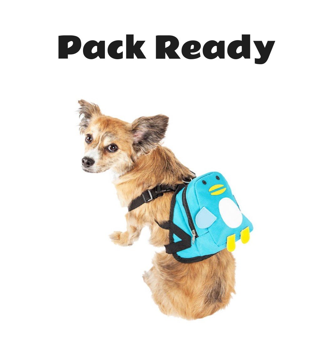 Pet Life Waggler Hobbler Dog Harness Backpack