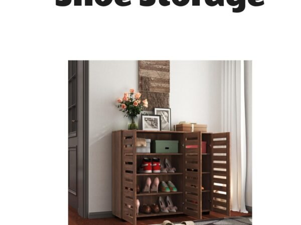 Streamdale Furniture 5-Tier Shoe Cabinet with Adjustable Shelves