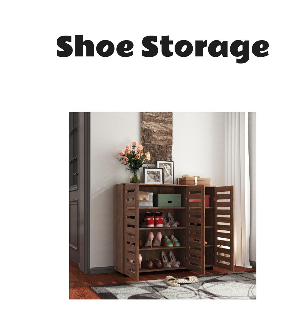 Streamdale Furniture 5-Tier Shoe Cabinet with Adjustable Shelves