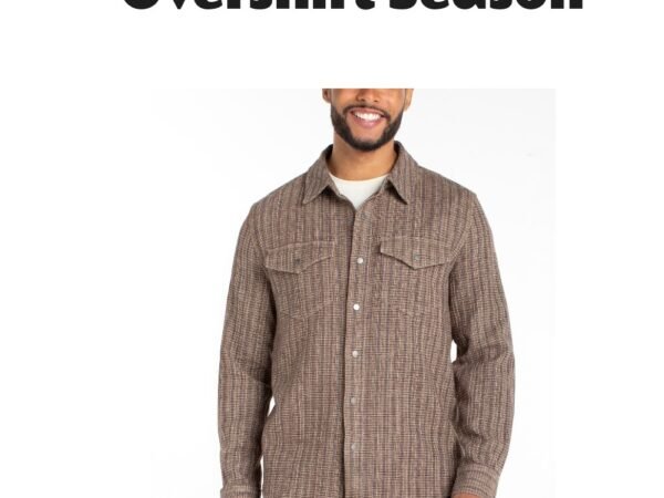 Liverpool Los Angeles Men's Button-Front Overshirt