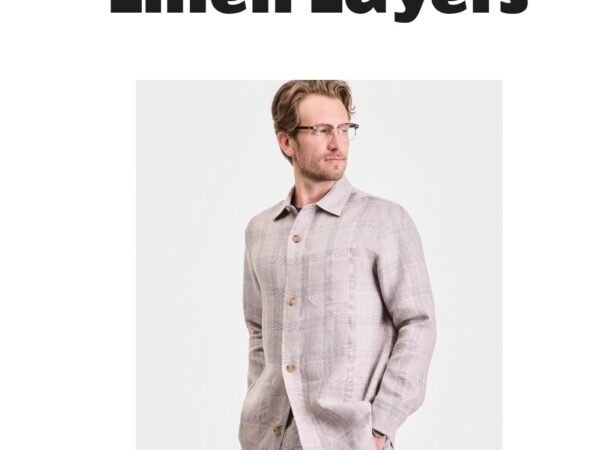 Club Room Men's Dash Plaid Linen Overshirt
