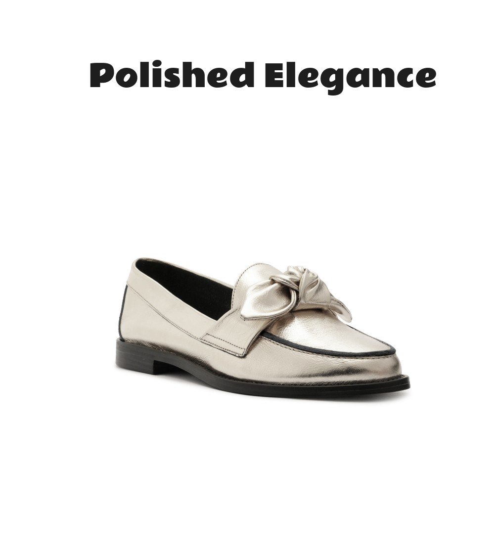 Arezzo Women's Cassidy Round Toe Loafers