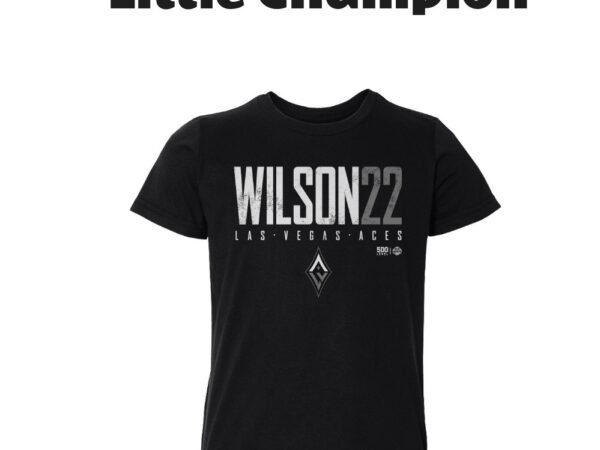 Toddler A'ja Wilson Las Vegas Aces Elite T-Shirt