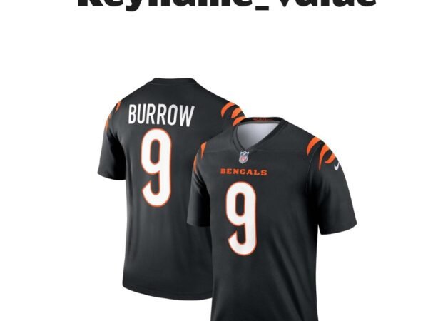 Men's Joe Burrow Black Cincinnati Bengals Legend Jersey - Black