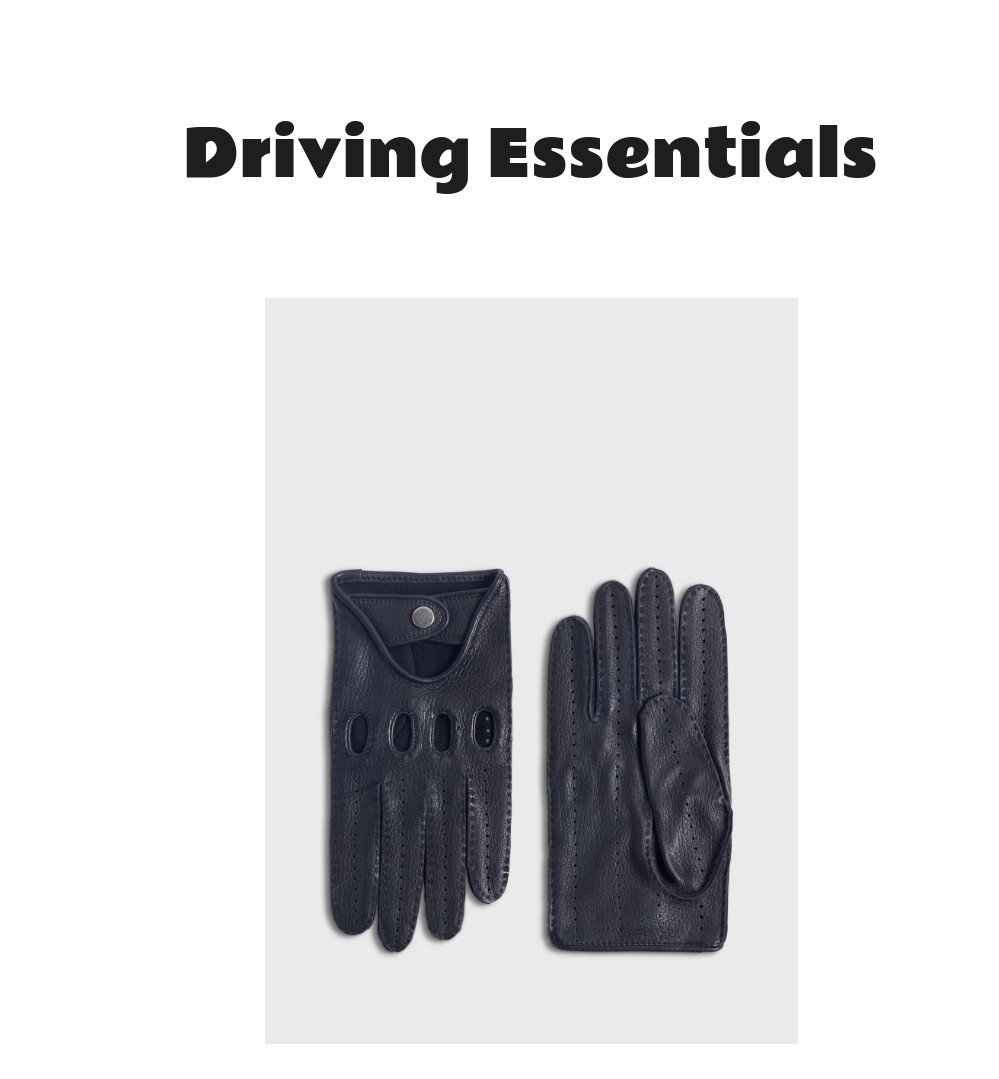 Deerskin Leather Driving Glove