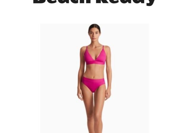 Lauren Ralph Lauren Triangle V-Neck Bikini Set