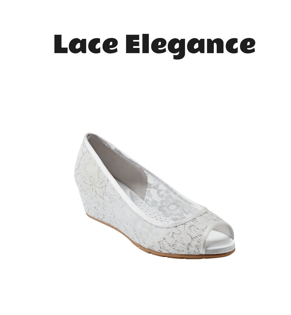 Bandolino Candra Peep Toe Wedge Dress Pumps
