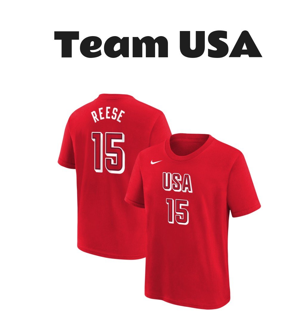 Youth Nike Angel Reese USA Basketball Name & Number T-Shirt