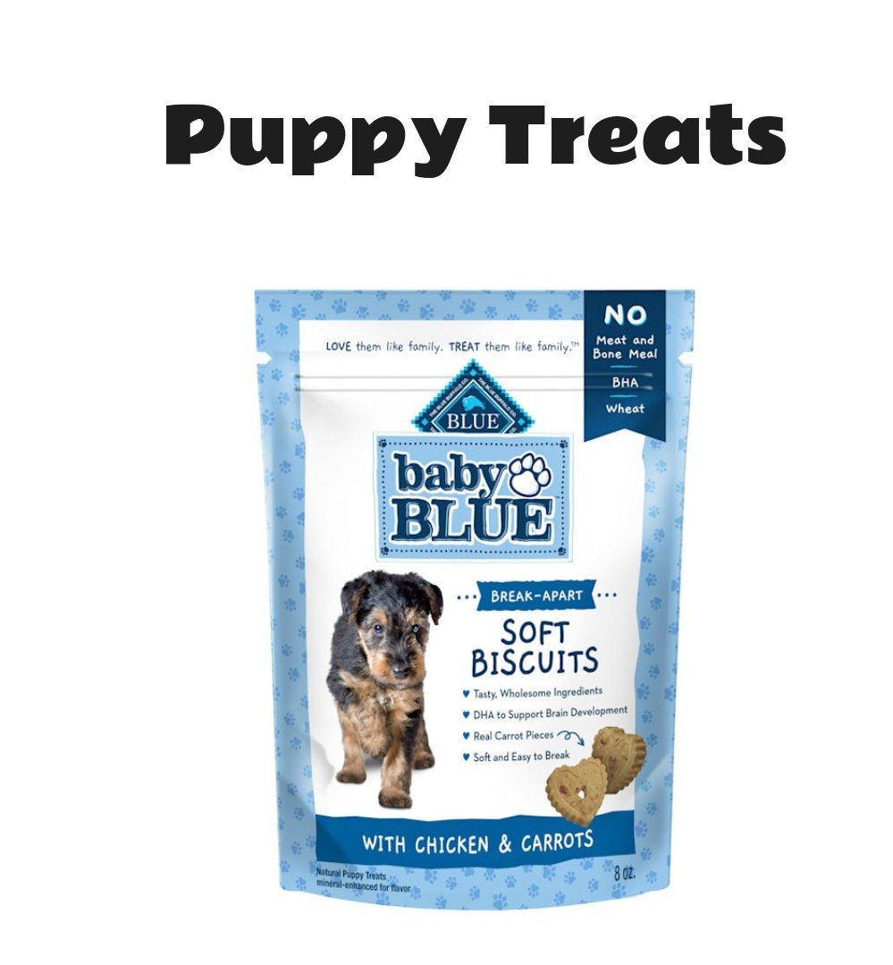 Blue Buffalo Baby BLUE Soft Biscuits Chicken & Carrots Dog Treats