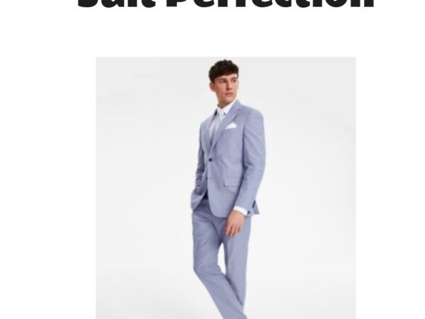 Tommy Hilfiger Men's Modern Stretch Chambray Suit Separates