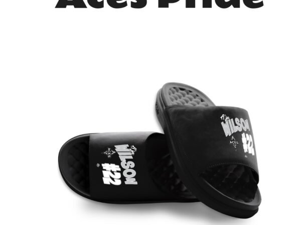 ISlide A'ja Wilson Las Vegas Aces Collage Motive Slide Sandals