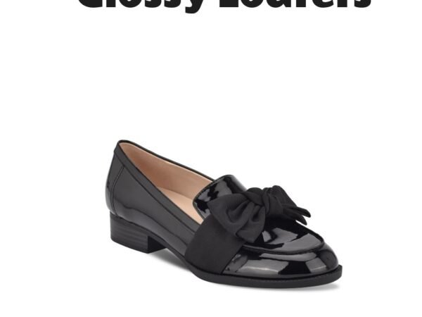 Bandolino Women's Lindio Bow Slip On Tailored Loafers