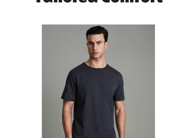 Reiss Men's Bless Cotton-Blend Tailored-Fit T-Shirt