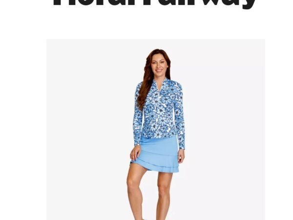 Tail Kalinda Floral Quarter Zip Pullover
