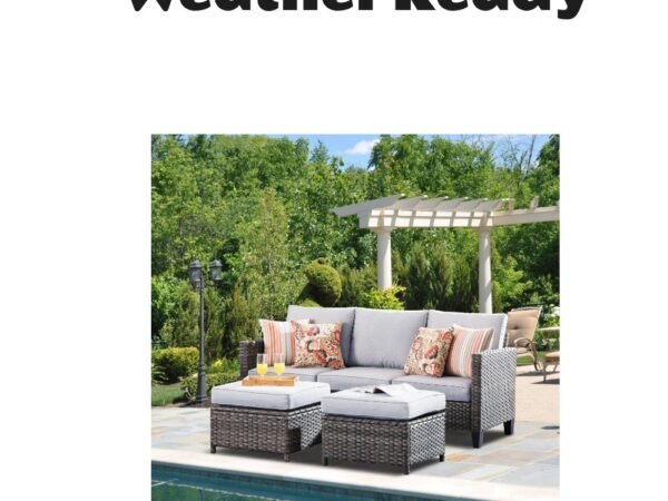 Xizzi Weather and Backyard Grey Furniture Set