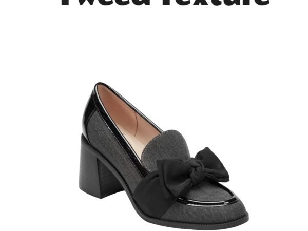 Bandolino Women's Korrar Bow Stacked Block Heel Loafers