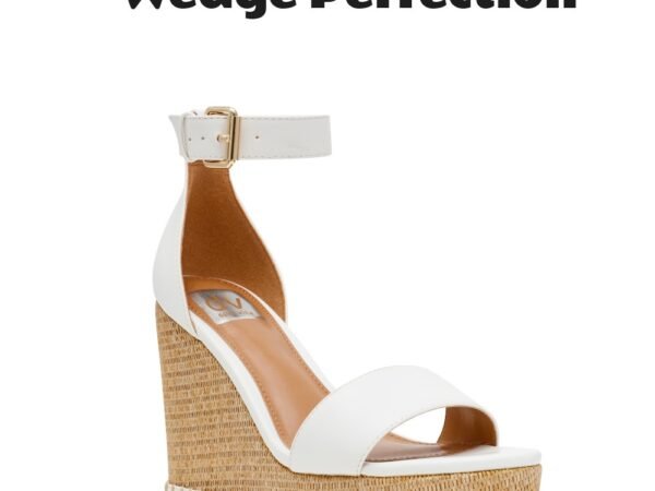 DV Dolce Vita Women's Tammara Ankle-Strap Platform Wedge Sandals