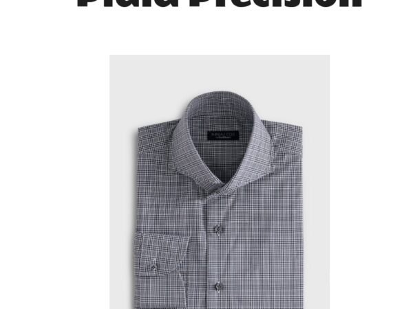 Micro Plaid Dress Shirt