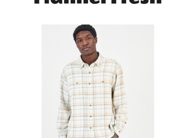 Sun + Stone Men's Plaid Flannel Overshirt