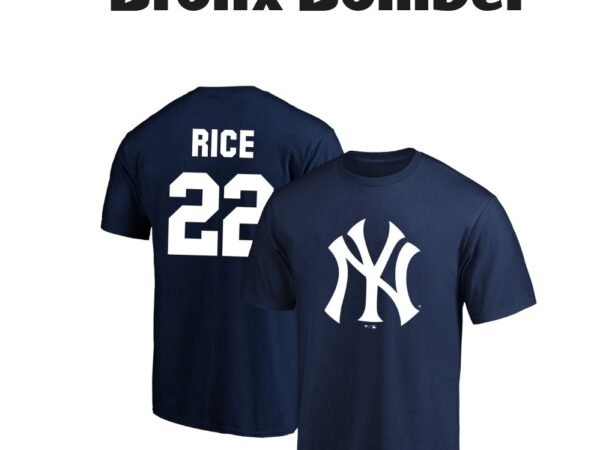 Men's Fanatics Ben Rice New York Yankees Big & Tall Name & Number T-Shirt