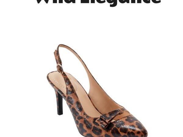 Bandolino Gelli Bow Slingback Pumps in Leopard