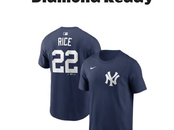 Ben Rice New York Yankees Nike Name & Number T-Shirt Navy