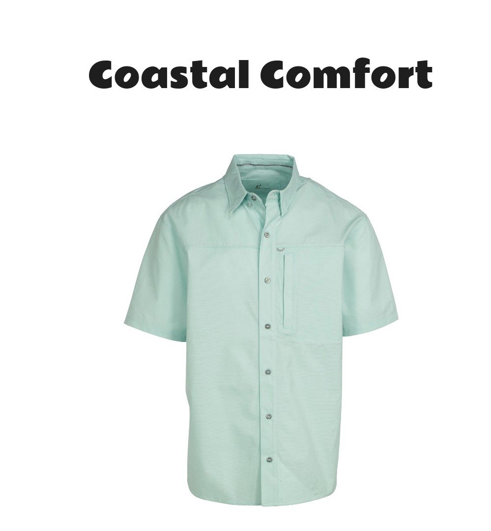 World Wide Sportsman Seacrest Short-Sleeve Button-Down Shirt
