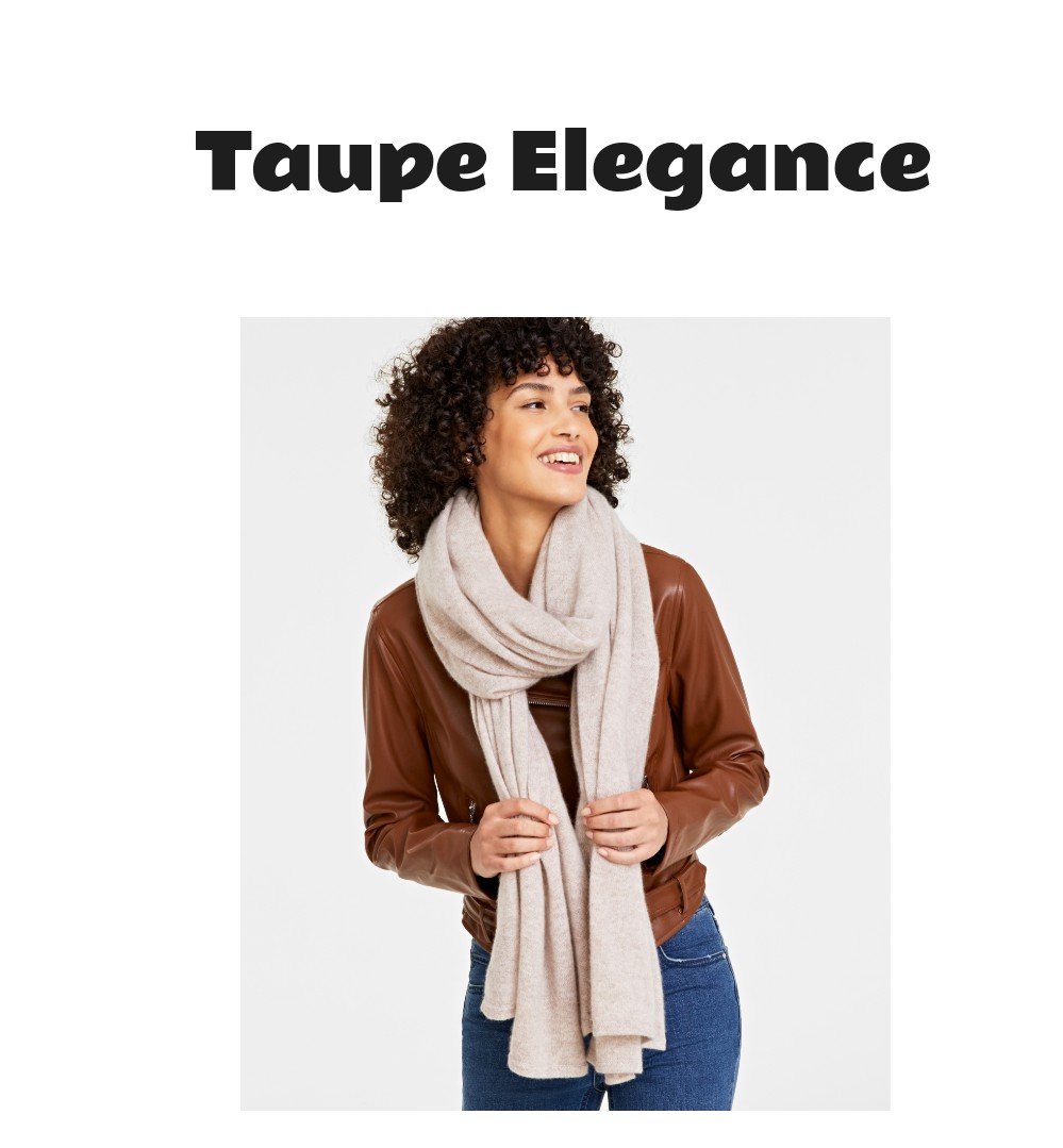 Charter Club 100% Cashmere Oversized Scarf