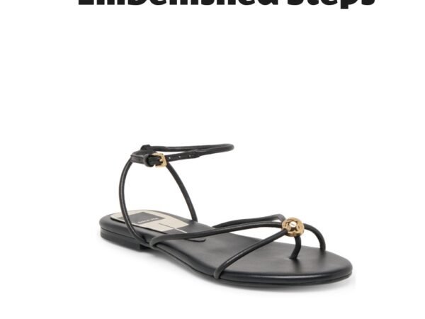 Dolce Vita Kenley Embellished Strappy Flat Sandals