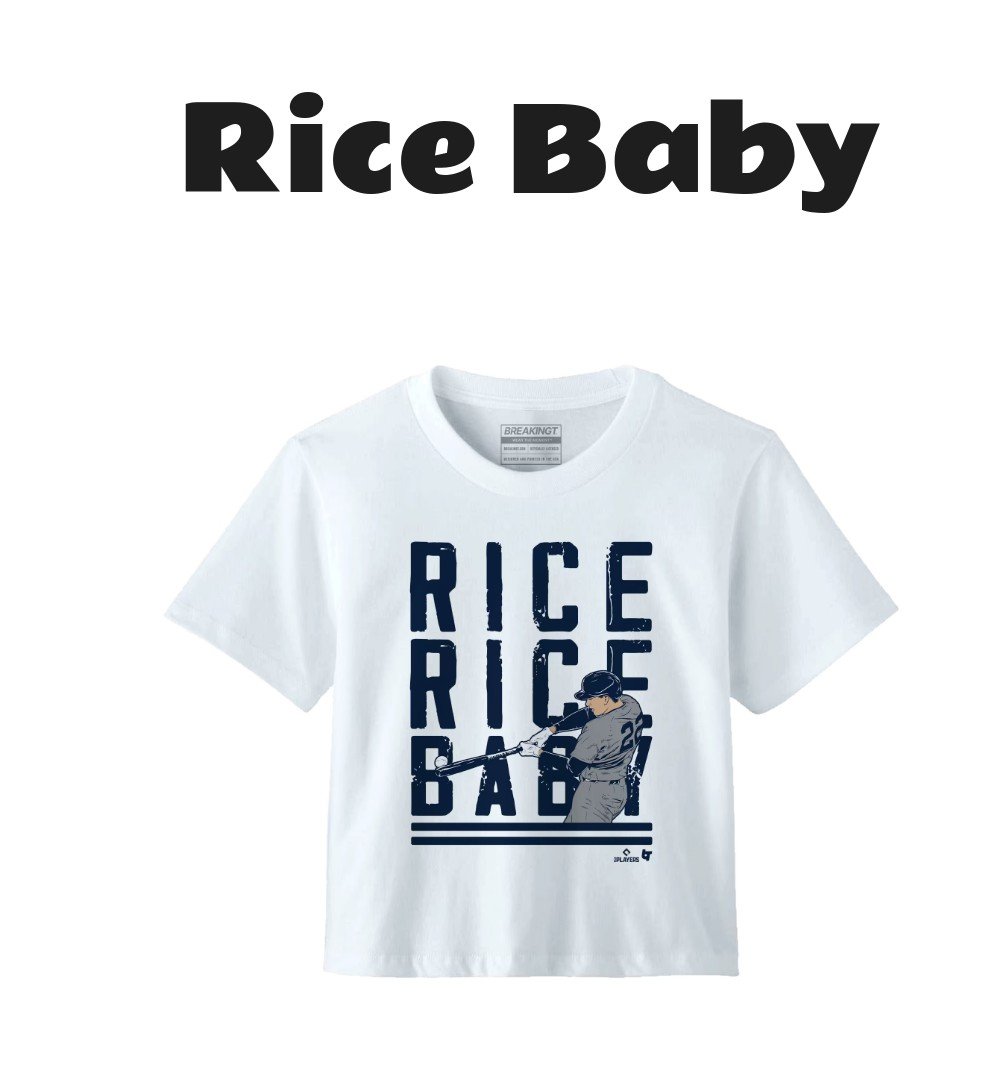 Women's Ben Rice New York Yankees Rice Rice Baby Premium Boxy T-Shirt