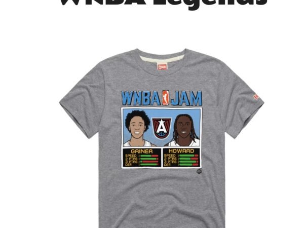 Homage Brittney Griner & Rhyne Howard Atlanta Dream WNBA Jam Tri-Blend T-Shirt
