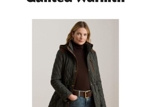 Lauren Ralph Lauren Womens Hooded Anorak Quilted Coat