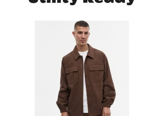 Mode of One Men's Relaxed-Fit Utility Overshirt
