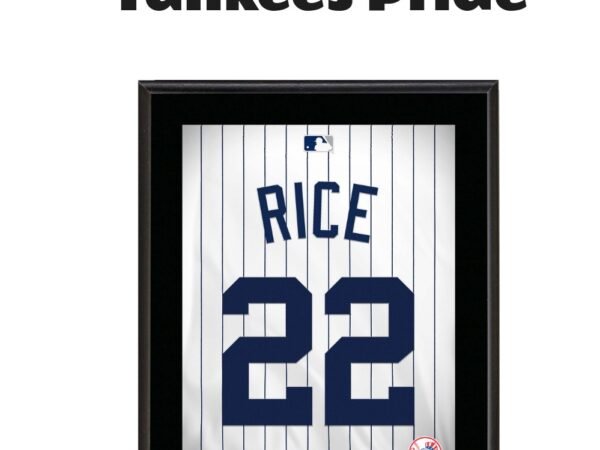 Ben Rice New York Yankees Jersey Number Sublimated Player Plaque