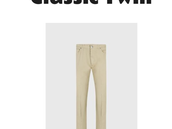 Five Pocket Gabardine Twill Pant