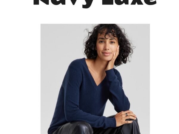 Charter Club 100% Cashmere Petite V-Neck Long-Sleeve Sweater