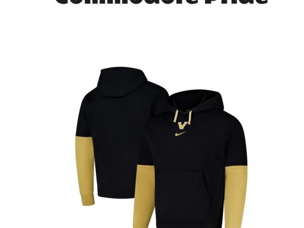 Nike Vanderbilt Commodores Sideline Club Fleece Pullover Hoodie