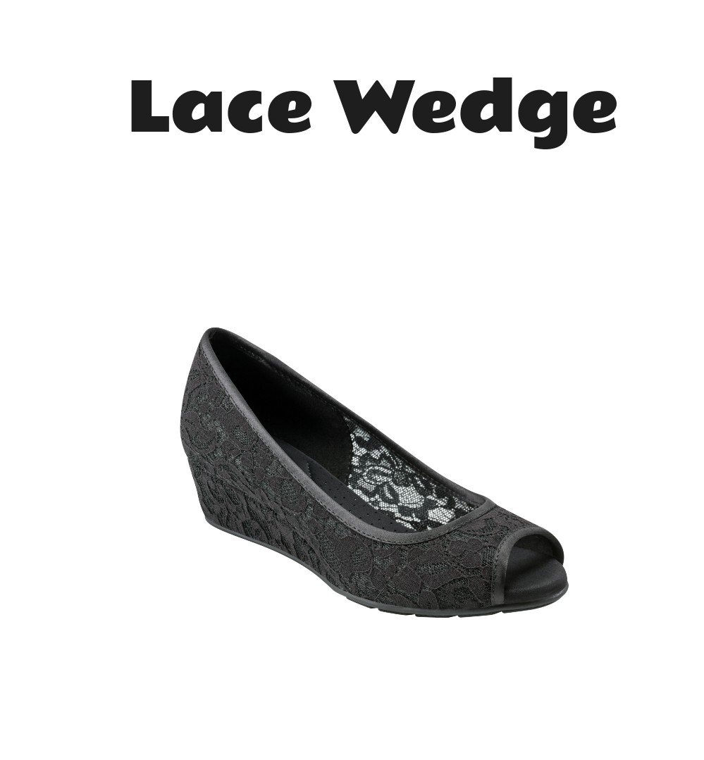 Bandolino Candra Peep Toe Wedge Dress Pumps