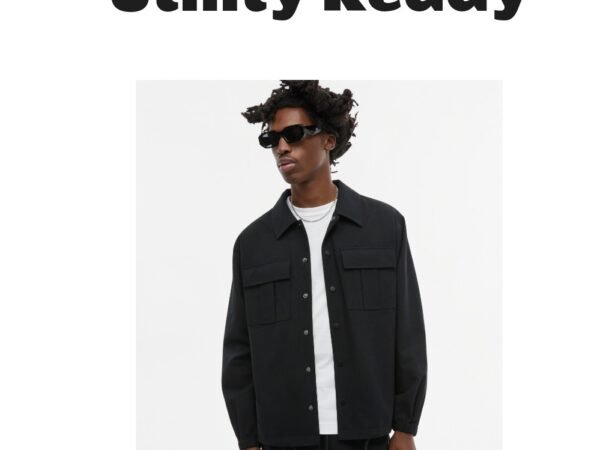 Mode of One Men's Relaxed-Fit Utility Overshirt